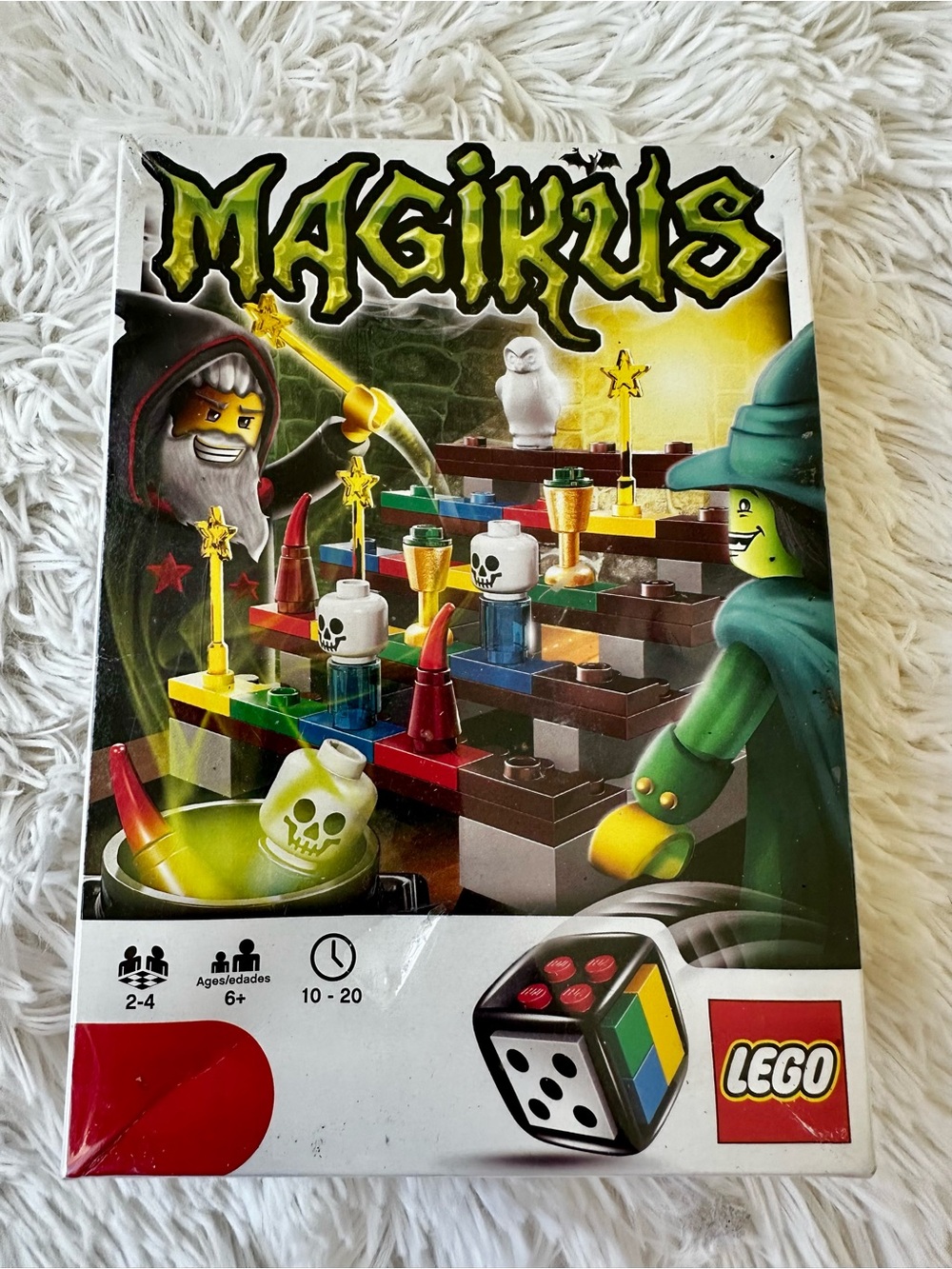 Lego Magikus 3836 Board Game Retired Wizard Game New In Box 108 Pieces
